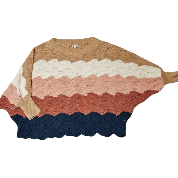 Andree By Unit 5 Color Oversized Batwing Sleeve Sweater Size 1X Women's Plus K12 - Picture 1 of 11